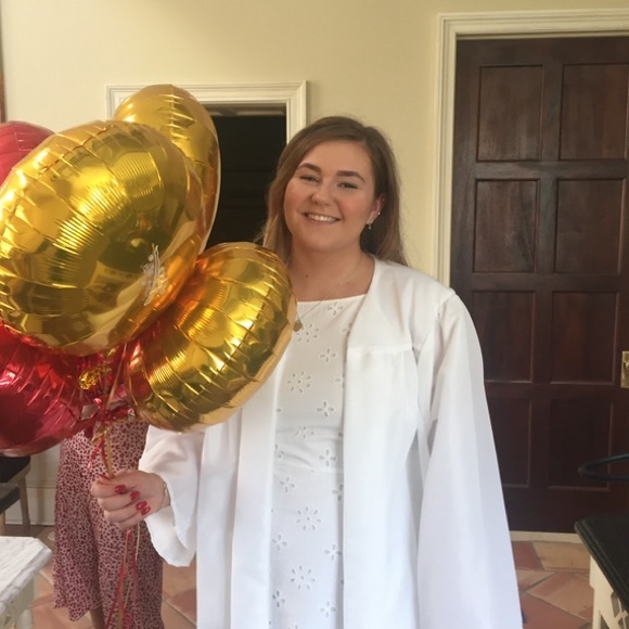 Loft Eyelet Racerback Flare Dress - White Size 12 - Picture 6 of 7